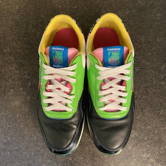 Reebok x Rolland Berry Classic Sneakers - Size 8.5 - Picture 6 of 8
